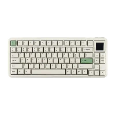 [EPOMAKER] RT75 75% ANSI US 레이아웃 유선/BT/2.4Ghz 무선 Thocky 가스켓 기계식 키보드(1.54인치 핫스왑 스크린 및 RGB 포함)