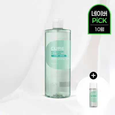 [김정문알로에] 큐어 알로에 워터 젤리토너 500ml, 1개