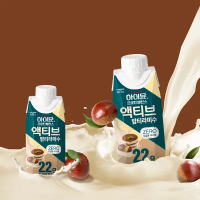 [하이뮨] 프로틴 밸런스 액티브 제로, 밤티라미수, 250ml, 18개