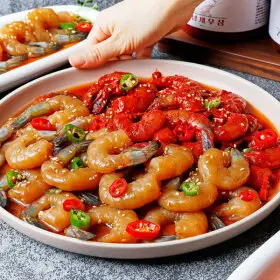 백년본가 당일제조 수제 비법 간장 깐새우장 500g+양념 깐새우장 500g