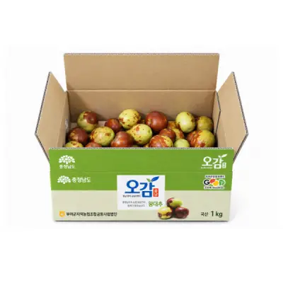 (신선집중) 생 사과대추 햇 왕대추1kg(혼합) 농협선별 GAP 실속형 생대추