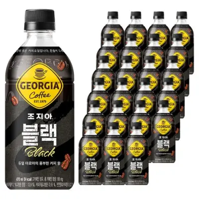 [조지아] 크래프트 아메리카노, 470ml, 24개 - 커피음료