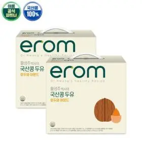 이롬 소비기한 26.10.22 황성주 국산콩 호두와아몬드 두유 190ml x 40
