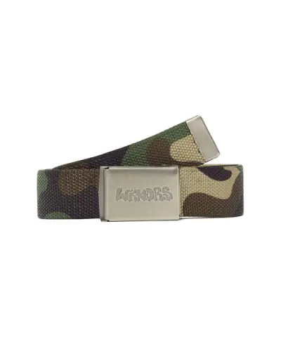 [위캔더스] (WKNDRS) GRAFFITI LOGO BELT (CAMO)