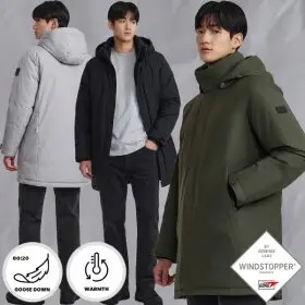 (신세계강남점)정가 699000 남성 RDS 유러피언 구스다운 윈드스토퍼 히마 WSP 알파 다운자켓 1BYPAW4005