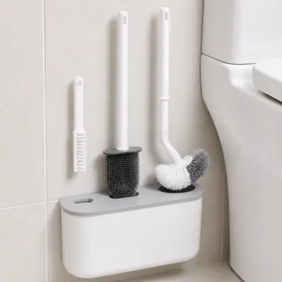 [모디젠] 무타공 화장실 변기 청소솔 세트 - 청소솔/스틱